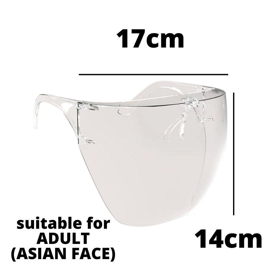 PAI Reusable Hard Full Face Shield with Sprayer Set - PAI Wellness
