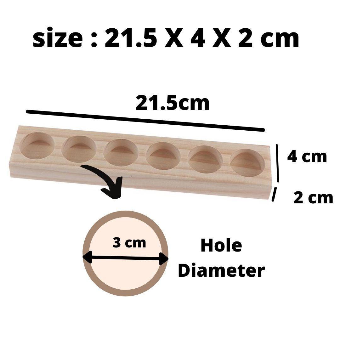 PAI - Wooden Essential Oil Holder (6 in 1) - PAI Wellness