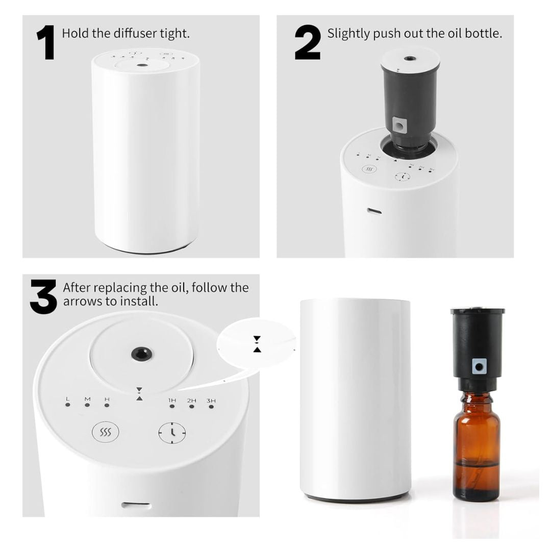 Nebulizer Diffuser Aroma Portabel Tanpa Air
