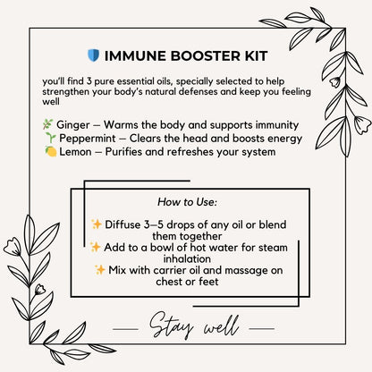 PAI - Immune Booster Kit Certified Pure Essential Oil