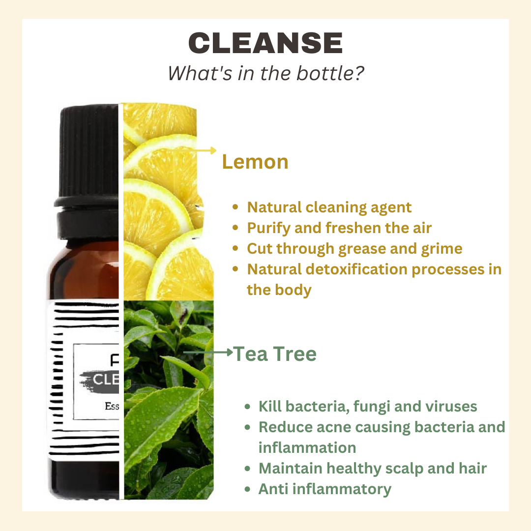 Pai Basic Blend Essential Oil -Focus / Breath/ Delight/ Clease/ Detox 10ml