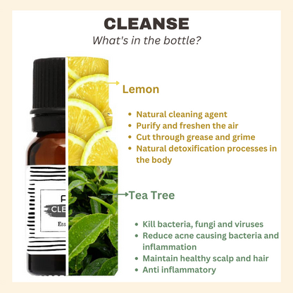 Pai Basic Blend Essential Oil -Focus / Breath/ Delight/ Clease/ Detox 10ml
