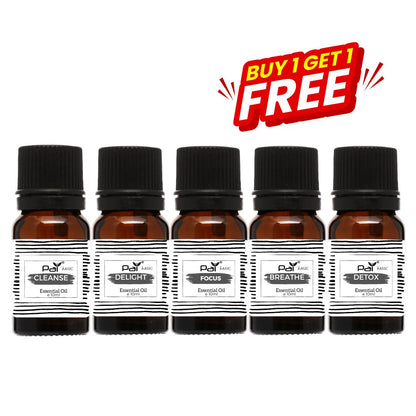 Pai Basic Blend Essential Oil -Focus / Breath/ Delight/ Clease/ Detox 10ml