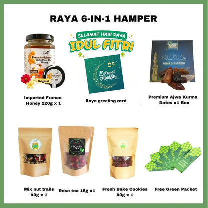 EID Mubarak Ramadan RAYA Hamper 6-in-1